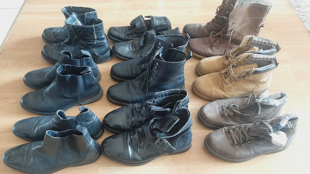 Buty męskie skórzane rózne modele rozm. 42-43 OKAZJA