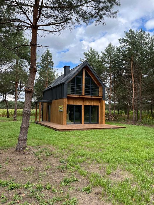 Nowoczesny Dom CAŁOROCZNY w typie „STODOŁA” – projekt L-302 PLUS