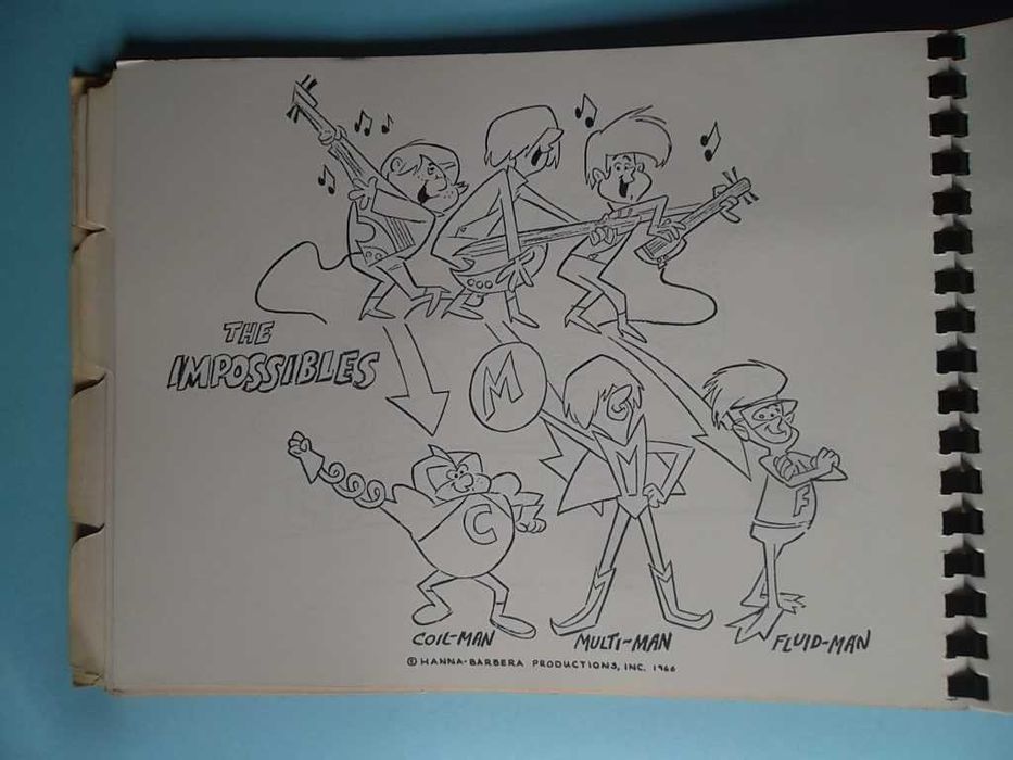 ULTRA RARO - Hanna Barbera Characters - 1966 - Screen Gems