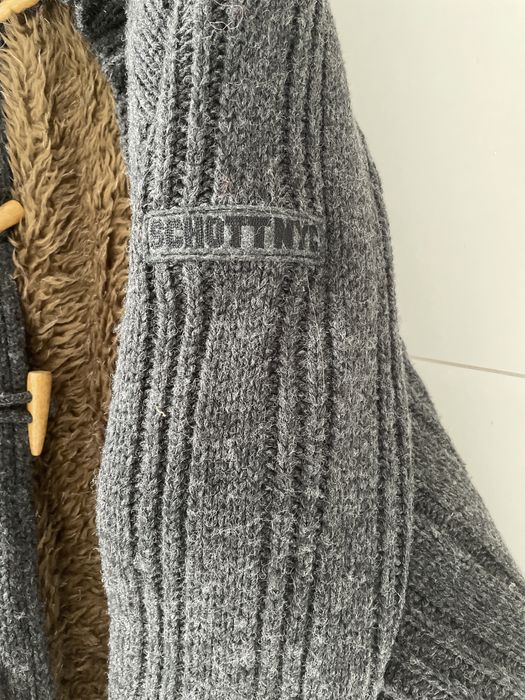 schott keyston kardigan czarny L