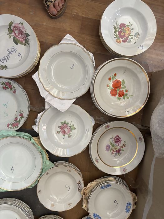 Тарілки блюда супові підставні десертПОСУД СРСР сервиз сервіз поштучно