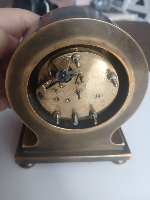 Zegar mosiężny antyk kolekcjonerski