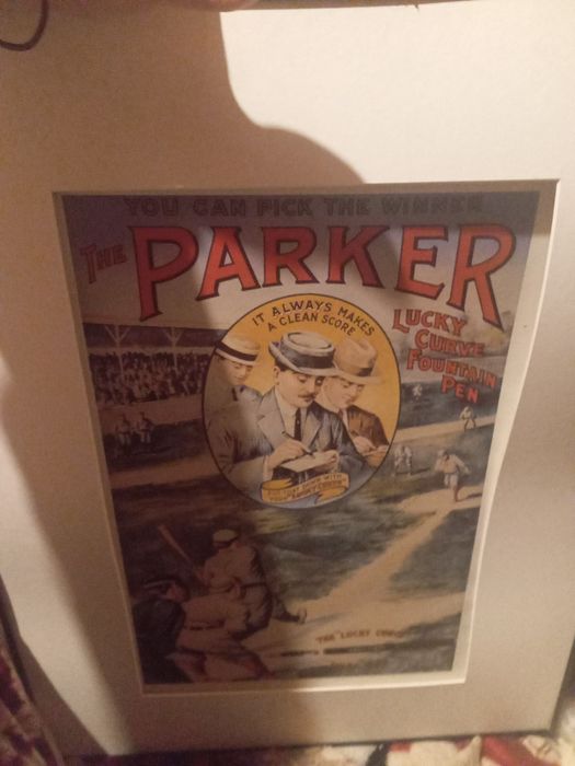 Publicade da Parker sem vidro