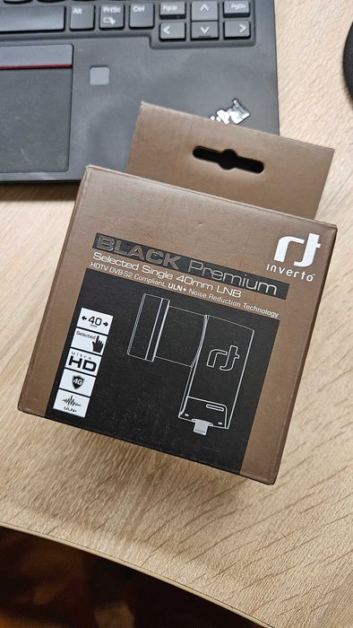 Konwerter Inverto  single 40mm do satelity LNB DVD-S2 ULN+ HDTV