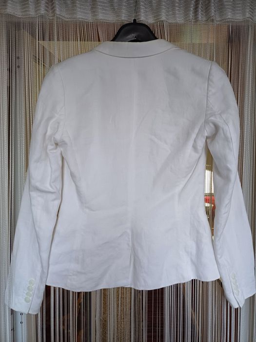 Casaco/Blazer curto, de cor branca da H&M (34/S)