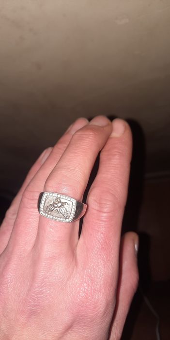 Srebrny sygnet męski