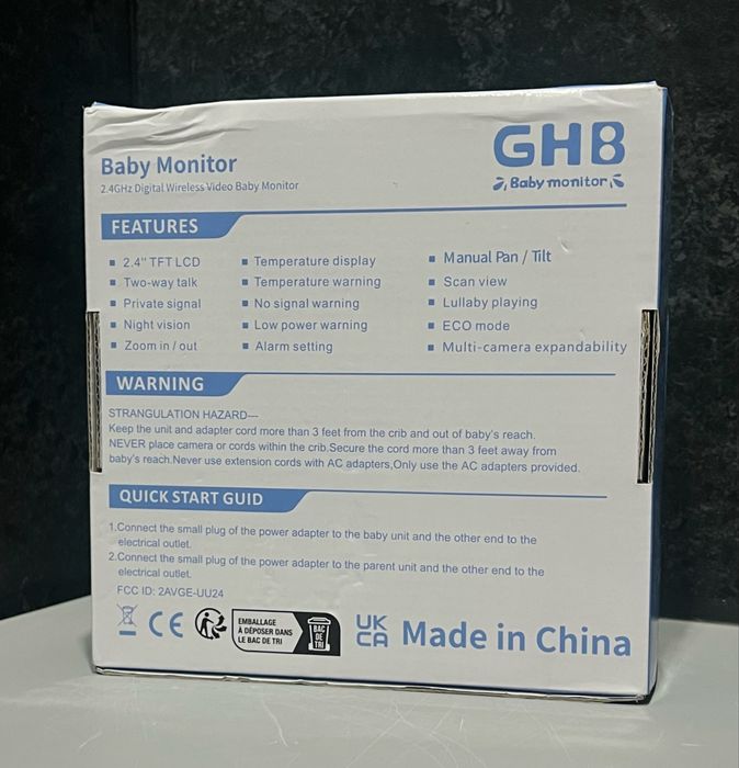 Відеоняня з датчиком руху GHB UU24