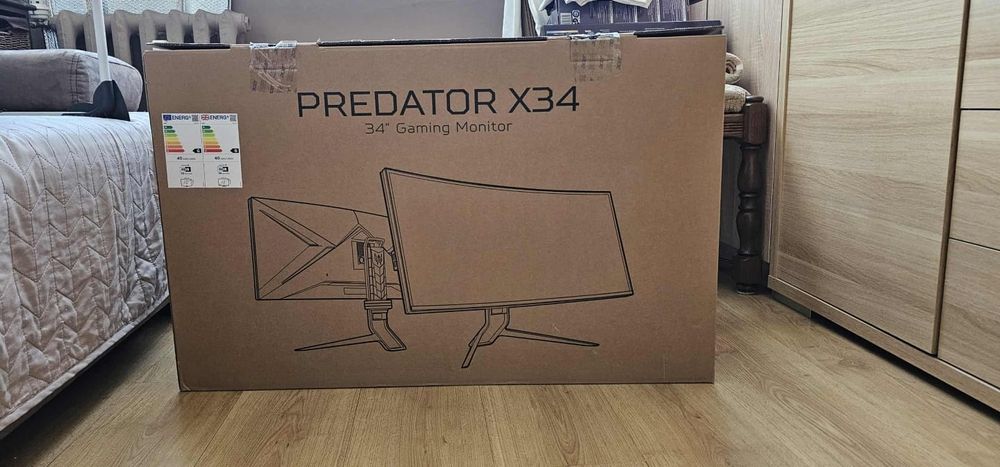 Monitor Acer predator X34 ultrawide. Idealny