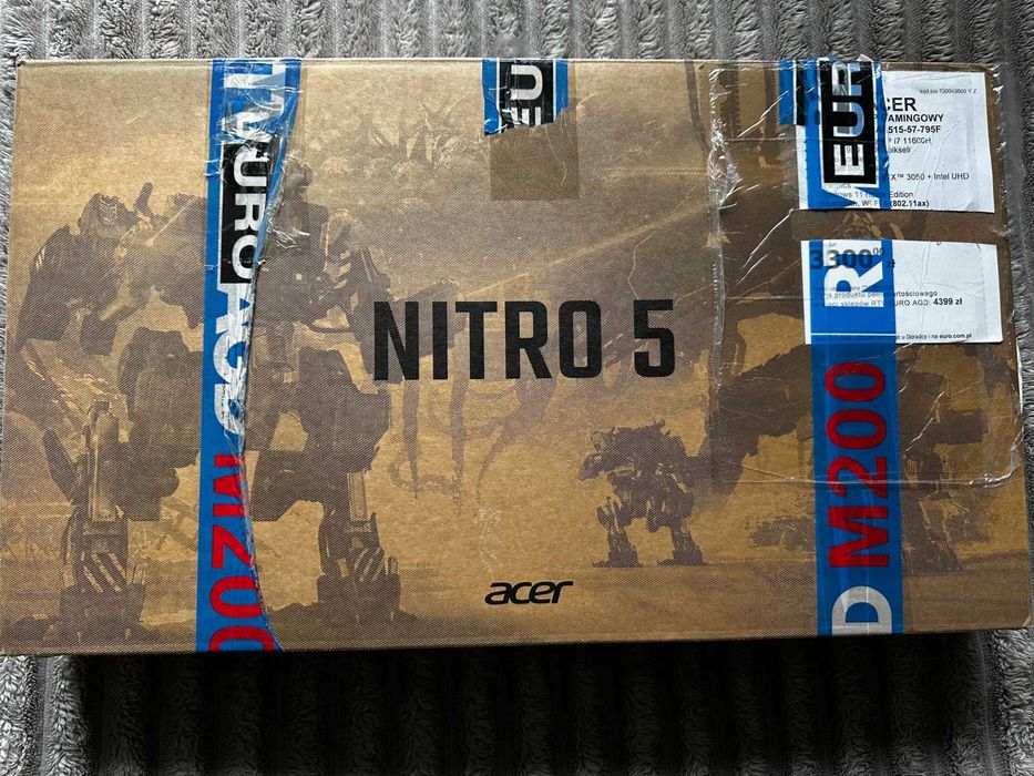 Laptop gamingowy RTX3050 i7-11600H 16/512GB idealny stan