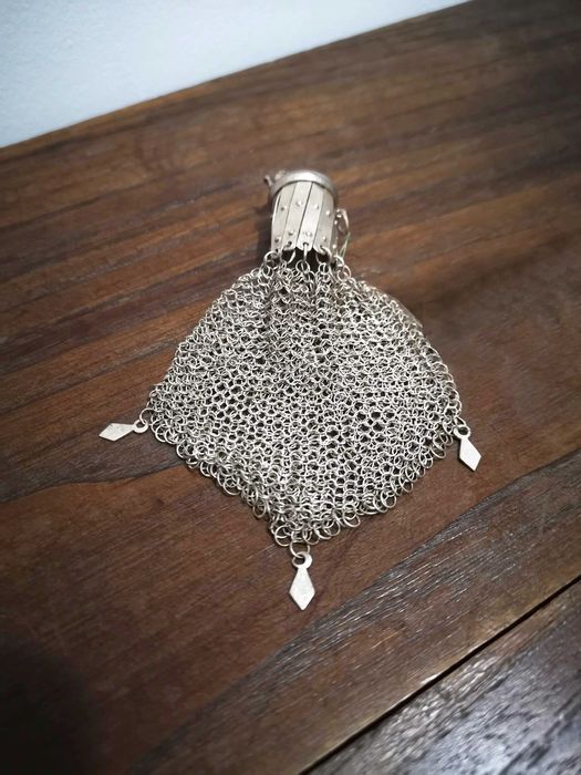 PRATA | Bolsa Porta moedas elefante | Arte Nova