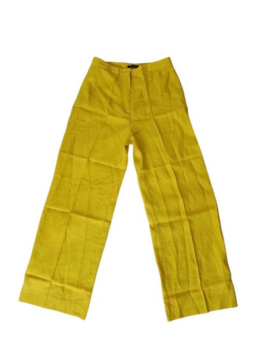 Брюки з льону Massimo Dutti