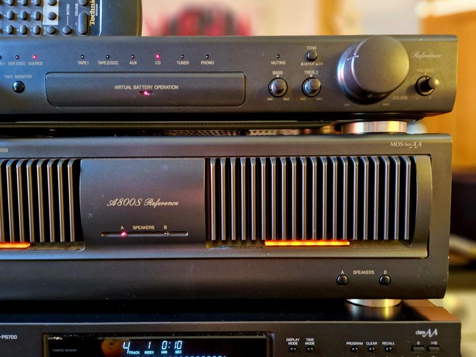 Wzmacniacz Technics A800S ,SU C800U,pilot