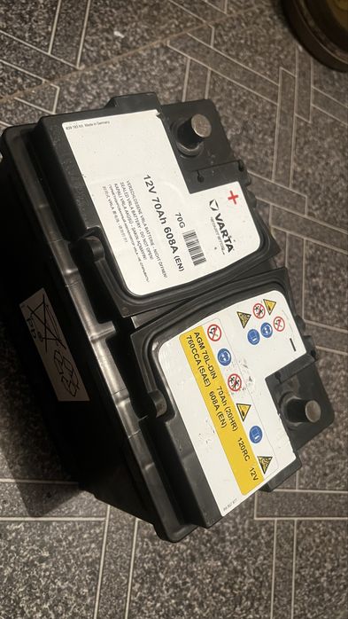 Akumulator VARTA 70ah AGM  Pierwsze Wyposażenie