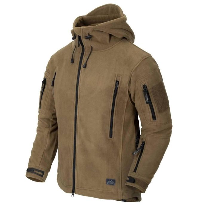 Тактична флісова кофта Helikon-Tex Patriot Jacket олива койот чорний