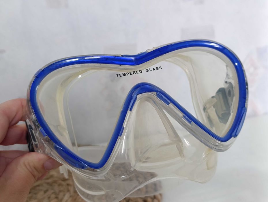 Набір для плавання (маска та трубка) Egysub синій