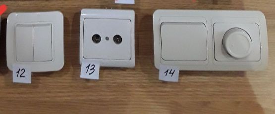 Розетки, выключатели б/у в хорошем состоянии