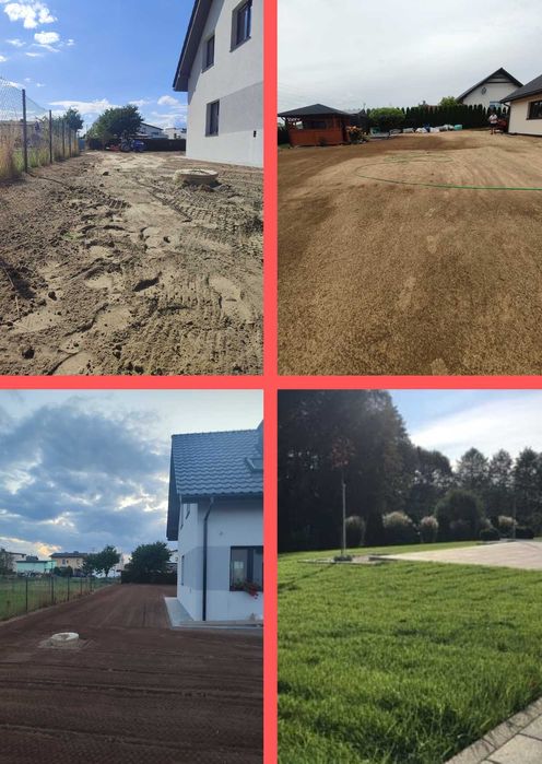 Usługi glebogryzarką separacyjną , zakładanie trawników