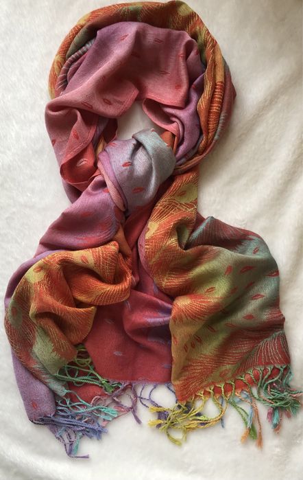 Шарф/палантин Pashmina, 100% кашемір