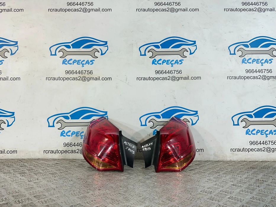 Conjunto Farolins Led Tras Traseiro Direito Esquerdo Original GM Opel