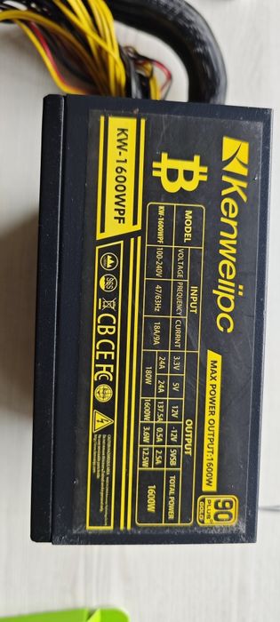 Блок живлення 1600 w Kenweiipc 1600 wtf