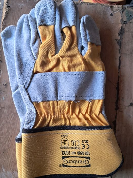 Rękawice skórzane robocze