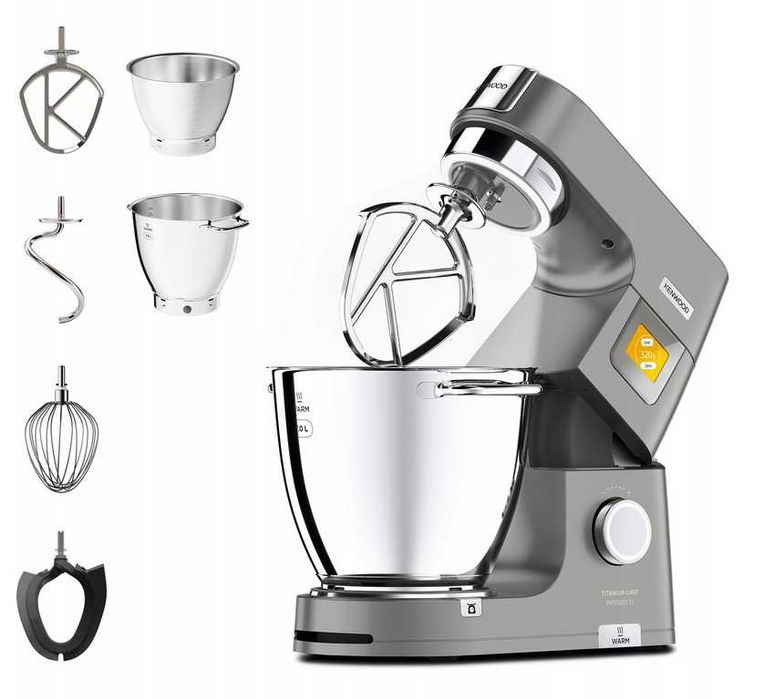 Robot planetarny Kenwood  XL KWL90.004SI - Podświetlana misa