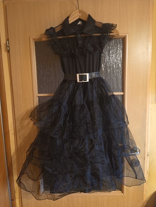 Sukienka Wednesday + peruka