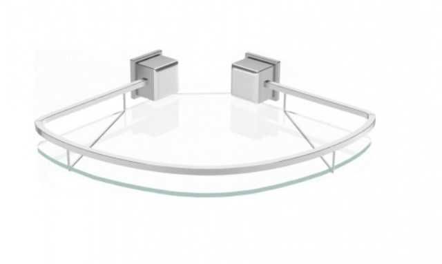 Półka Łazienkowa Narożna Chrom * Taurus art124