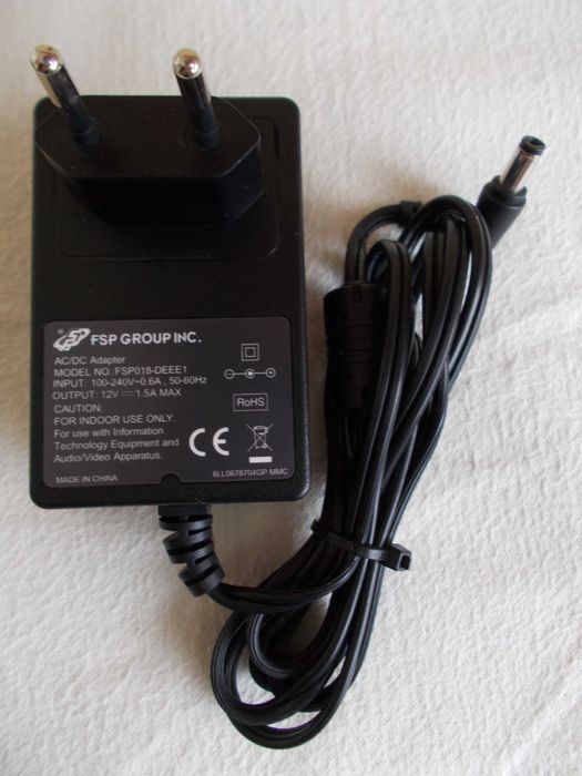 Zasilacz nowy oryginalny FSP018 12 V 1,5 A do dekoderów NC+ taśm led