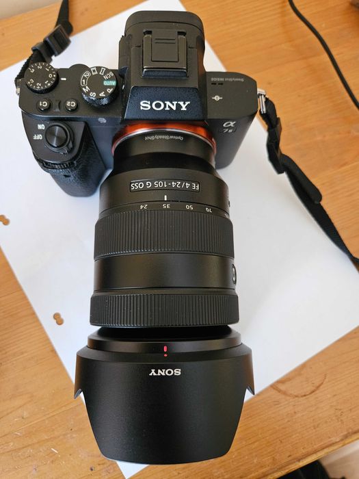 Sprzedam Aparat Sony A7ii z obiektywem Sony FE4/24-105 OSS .
