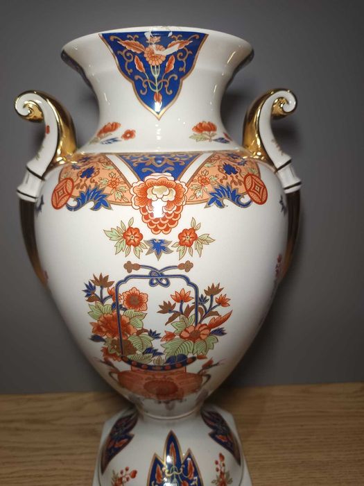 Jarrão em Porcelana Panda – Estilo Imari Oriental