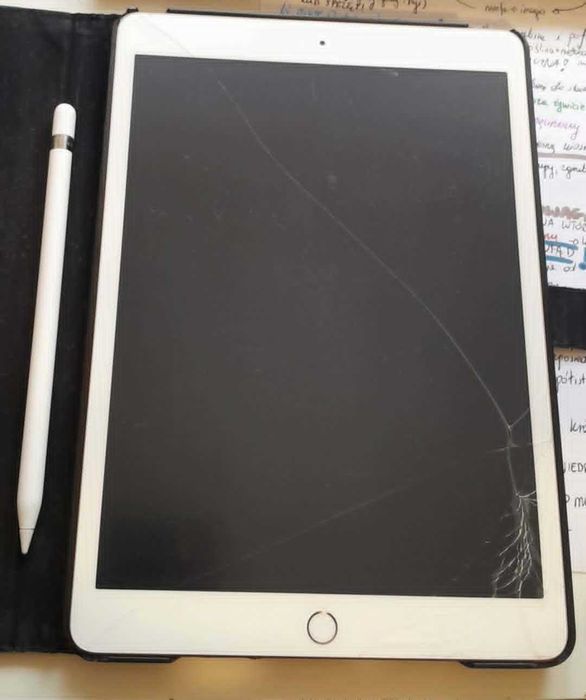 iPad 7 generacja SPRAWNY różowe złoto + etui + apple pencil model MW762FD/A
