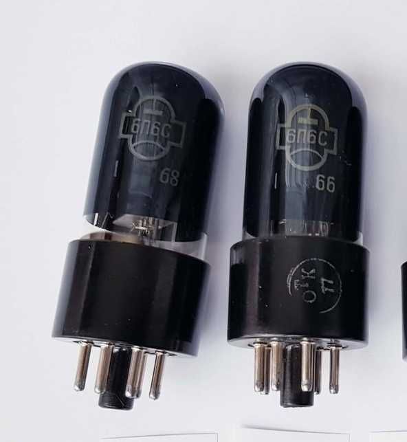 Par válvulas NOS 6V6 anos 1960 Reflektor ( UCRÂNIA ) (amplificadores Fender e outros) - matched