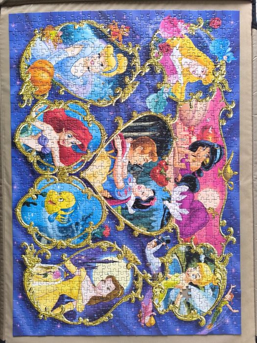 Puzzle zestaw 2x1000 Ravensburger Disney Princess