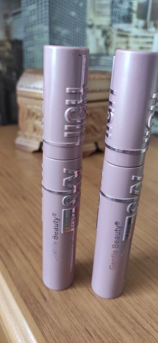 Дві туші чорні для вій водостійка