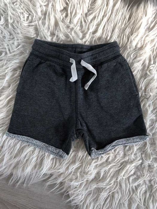 Szare krótkie spodenki basic H&M 98cm