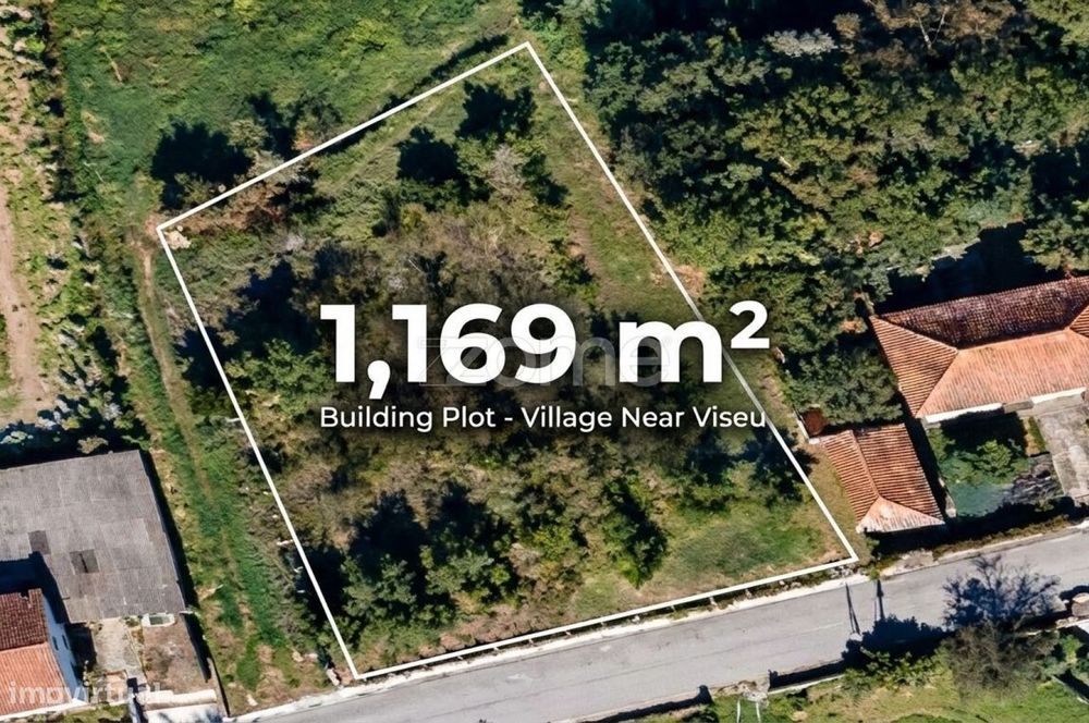 Terreno Urbanizável 1.169 m² + Estudo Prévio | Moradia T3 | Sátão
