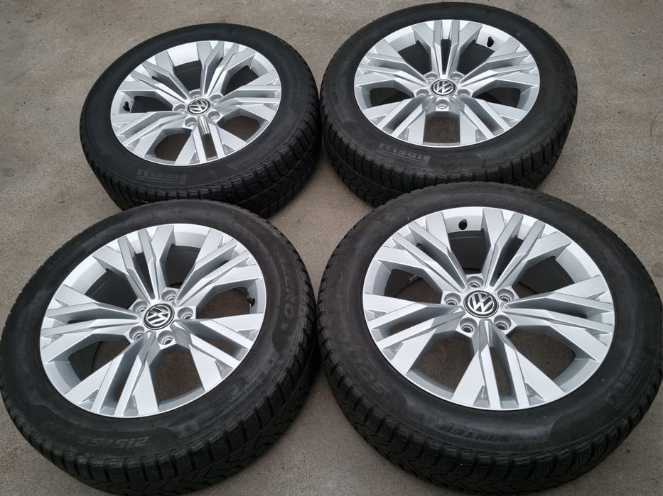 Koła Zimowe Alu 17" VW Passat B8 B9 T-Roc Touran II 5x112 Oryginalne