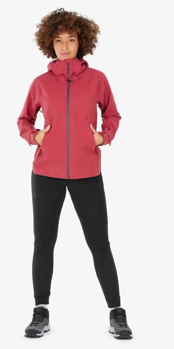 Decathlon Casaco Impermeável de Caminhada na Montanha Mulher