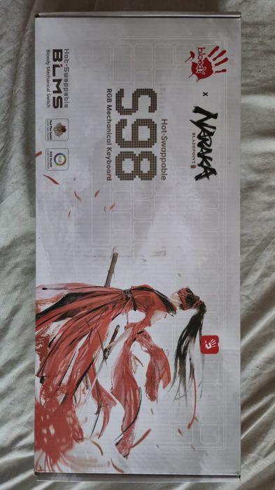 Клавіатура Bloody S98 (Naraka) з світчами Outemu Silent Peach V3