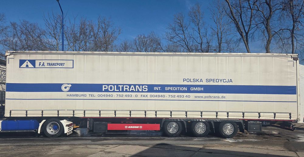 Naczepa Krone mega 2014 r 3m plandeka  firanka