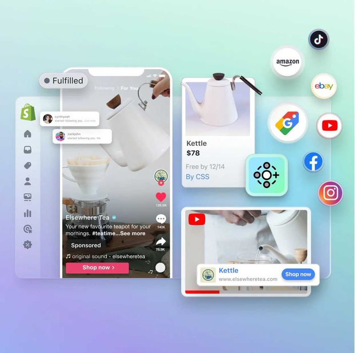 Сайт на shopify, сайт на шопіфай, інтернет магазин, створення сайту