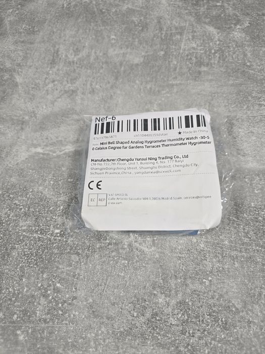 Higrometr termometr analogowy