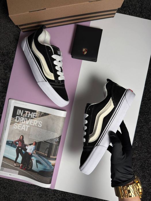 Жіночі кросівки ванс Vans Knu Skool Potato W Black White [37-41]