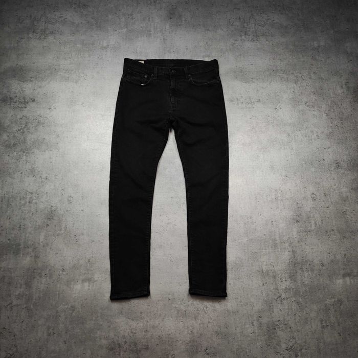 MĘSKIE Skinny Slim Jeansy Denim Czarne PREMIUM Levis Taper Casual Logo