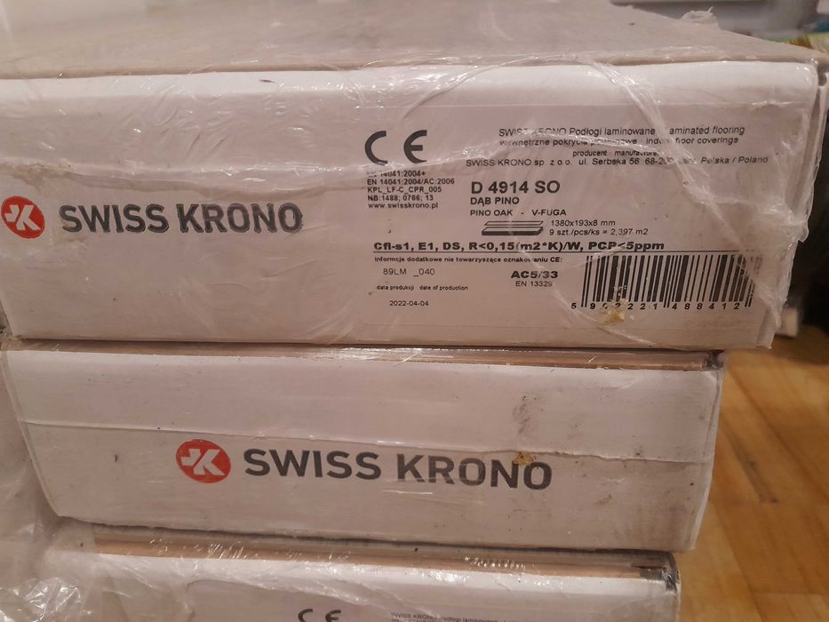 Panele podłogowe swiss krono dąb pino NOWE - wyprzedaż