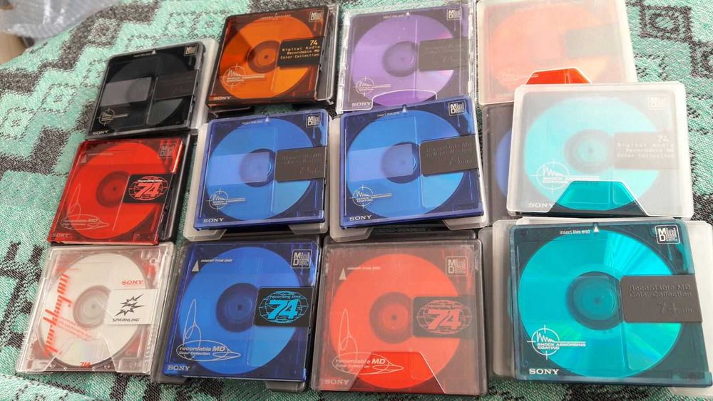 Мини диски-Sony\TDK\Maxell\victor\Axiа\74 -80 мин - как новые!