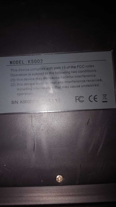 Teclado Delux(model-K5002)