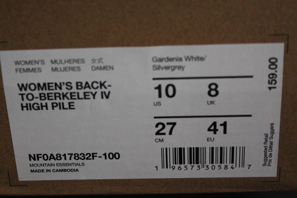 Зимові черевики The North Face Back-To-Berkeley IV High Pile (Розмір 41/US 10) Оригінал
