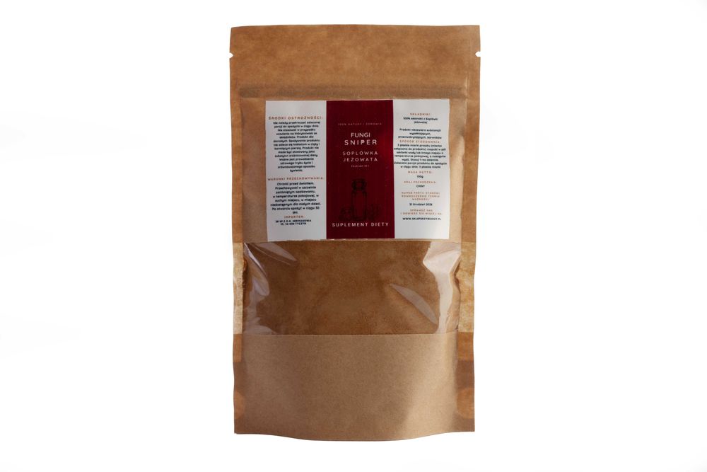 Soplówka jeżowata (lion's mane) 10:1 ekstrakt - 100g